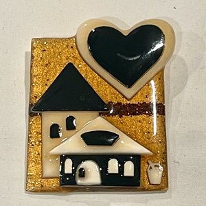 Vintage House Pins by Lucinda - Square